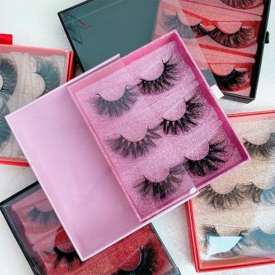 China Comfortable Natural Look False Eyelashes, 3d Mink Lashes, With Logo Paper Sleeve Custom Box Private Label Styles for sale