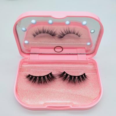 China 2022New Comfortable Style 3d Mink False Eyelashes Natural Look Fluffy And Cotton Soft Strong Band 3d Mink Lashes for sale