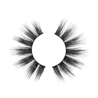 China Vegan Factory Supply 3D Faux Mink Lashes Wholesale Faux Mink Half Lashes for sale