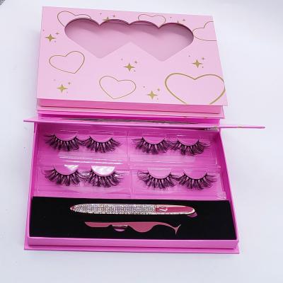 China Vegan Create Your Own Brand 3d False Mink Lashes Private Label Cheap Rate False Silk Eyelashes for sale