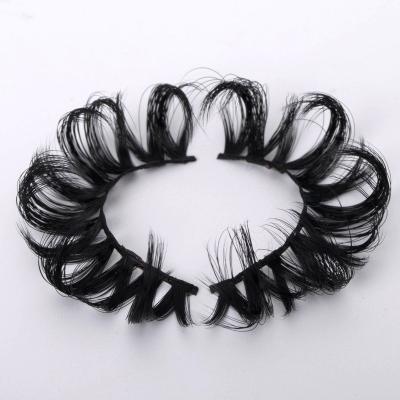 China Custom Faux Mink Faux Mink Vegan Russian Loop Fake 15mm 18mm 20mm 23mm 26mm D Label Cruelty Free False Eyelashes Wholesale Seller for sale