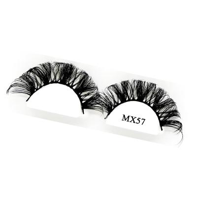 China New Hot Selling Vegan Style Faux Mink Stripe Eyelashes 8d Fluffy Tapered Mink Lashes feathers private koerea free samples dangle free samples for sale