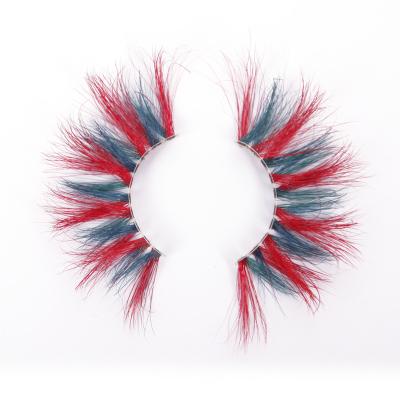 China Multi Color Options Wholesale New Design Lashes With Natural Mink False Eyelashes Vendors Colored Lashes for sale