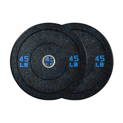 China Eco-Friendly Weight Plate-Bumper Plates 45 Pound Rubber Premium Bumper Weight Plates With Color For Weight Lifting And Strength Training for sale