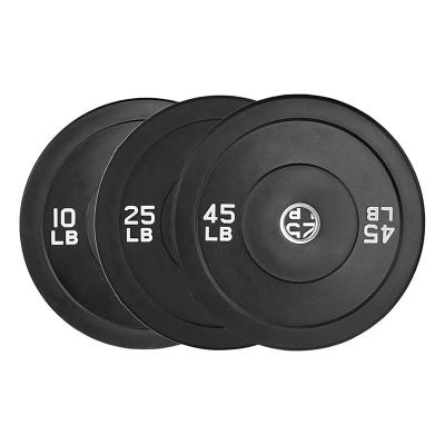 China Eco-Friendly Accessories Competition Fitness Training Equipment Weight Plate 10-55Lb Powerlifting Weight Plates Placa De Peso Gym for sale