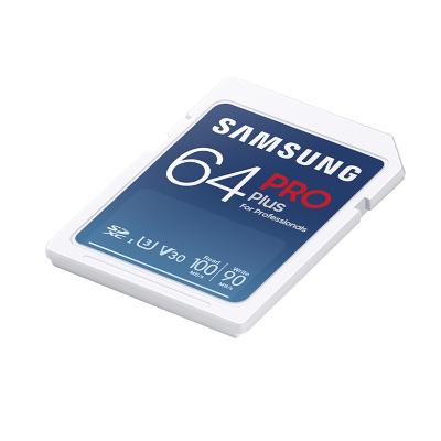 China PC Original SAMSUNG Pro Plus SD Card 64GB Memory Card 128GB 256GB SDXC V30 U3 4K Speed up to 180MB/s for Camera for sale