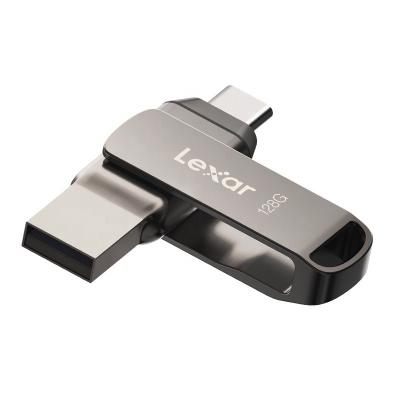 China Laptop Original Lexar D400 Type C OTG 3.1 128GB USB Flash Drive 64GB U Disk 32GB Pendrive Car 256GB Mini Pen Drive Metal for Phone PC for sale