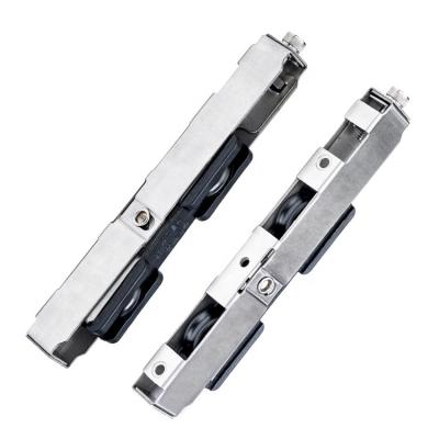 China Traditional Double POK Supporting Sliding Window Wheels Sliding Door Roller Window Pulley for sale