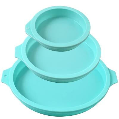 China Sustainable Silicone Disc Like Mold For Layer Cakes Rainbow Cakes Resin Coasters for sale