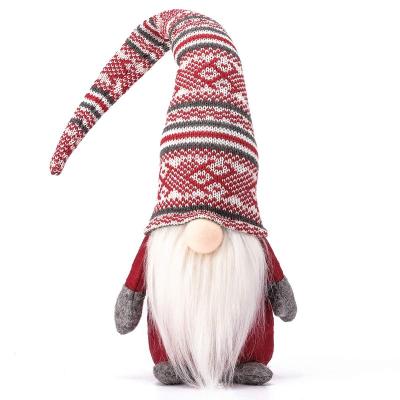 China Handmade Swedish Gnome Felt Tomte, Christmas Elf Holiday Decoration Ornaments Thanks Giving Day Gifts Swedish Gnomes tomte (red stripe for sale