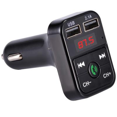 China Card Stereo Micro U-Disk Voltage Display Transmitter FM Radio MP3 Player Car Kit Car Kit USB Handsfree USB Charging for sale