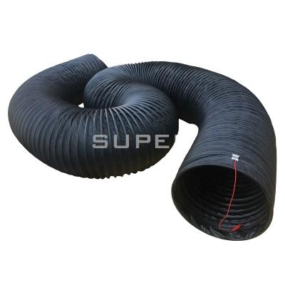 China Fire / Water / Anti Static 500mm Resistant / Anti Water / UV Flexible Pipe Suction Air Negative Pressure 500mm Flexible Hose for sale