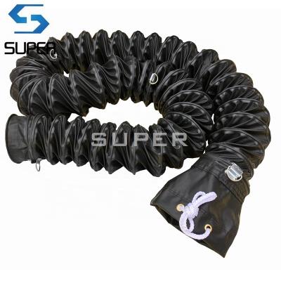 China Fire / Fire Resistant And Anti Static 150mm PVC Resistant / Anti Static Air Duct Water / UV Hose for sale