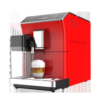 China Hotel Household newly automatic espresso cafetera coffee machine with milk forther container for sale