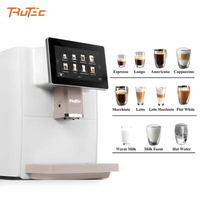 China Hotel 19 bar touch screen display automatic one touch espresso coffee machine for sale