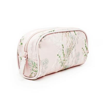 China Custom Canvas Waterproof Shockproof Dustproof Daily Storage Small Makeup Bag Travel Toiletries Bag Cosmetic Pouch for Women Ladies Girls for sale