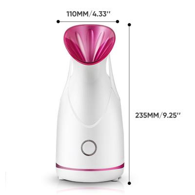 China Warm Nano Ionic Facial Steamer Facial Mist Humidifier Atomizer DEEP CLEANSING Humidifier Spa Moisturizing Face Steamer for sale