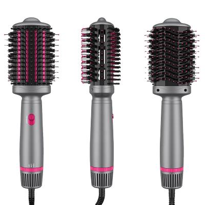 China Nylon Comb Brush + Alloy Teeth Comb Teeth Brush TOP Selling Professional 3 in 1 Hair Dryer Volumizing BrushOne Step Hair Dryer & Electric Hot Styler Airbrush for sale