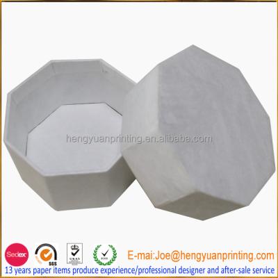 China Handmade Custom White Octagonal Cardboard Box , Octagonal Paper Gift Boxes For Packaging for sale