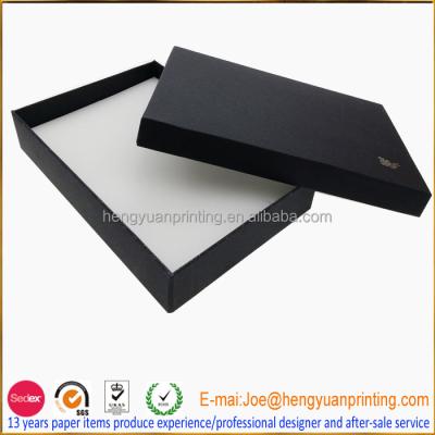 China Disposable Cheap Black Cardboard Jewelry Gift Paper Packaging Box / Different Types Gift Packaging Box for sale