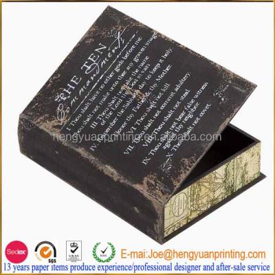 China Fashion Fake Book Box Gift Box Disposable Books for sale