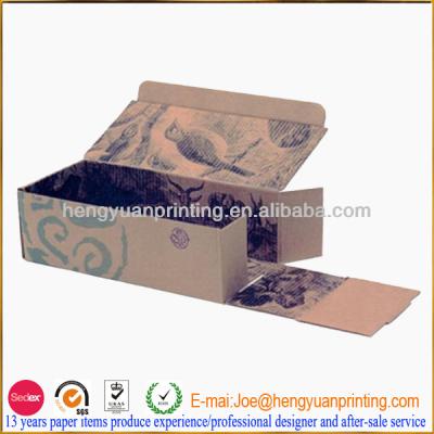 China Corrugated Cardboard Wine Barrel Handmade Paper Card Box for sale