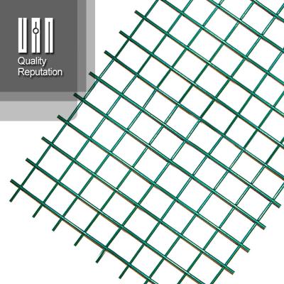 China PVC Coated Small Garden Fence 1.5mm PVC Coating Welded Polyurethane Coated Wire Rope Mesh for sale