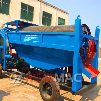 China Professional Africa Trommle Gold Mining Manufacture Gold Washing Plant With Sluice Box Mining for sale