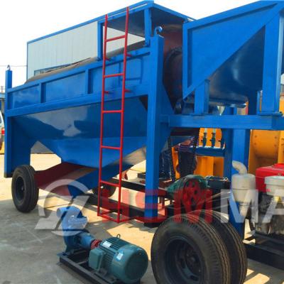 China Factory HSM Placer Wash Screen Portable Gold Scrubber Trommel for sale