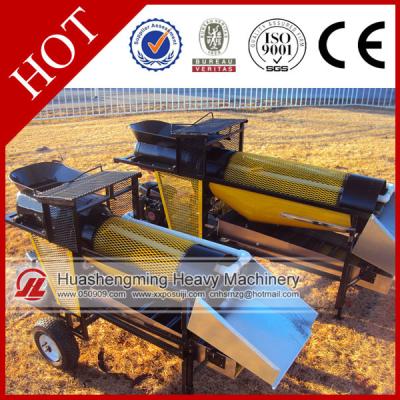 China Lifetime Warranty Best Price HSM Small Gold Trommel For Sale 2-20mm for sale