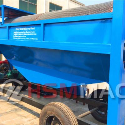 China Ore HSM ISO CE Rock Compost Trommel Rotary Drum Screen for sale