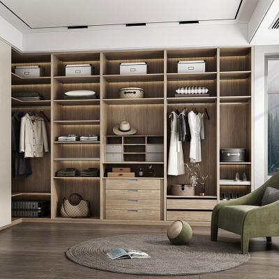 China (Other)Adjustable High Quality Modern Home Wardrobe Customized Design For Changing Room Walk In Closet for sale