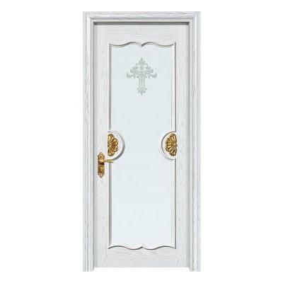 China Low price modern white interior wooden bedroom door painting wooden front door for sale