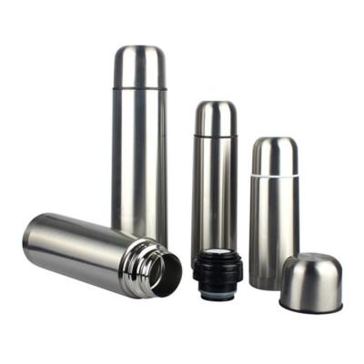 China PORTABLE 350/500/750/1000ml Double Wall Stainless Steel Vacuum Thermos Bullet Flask Bottle for sale