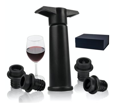 China Wine Saver Pump 1 Wine Saver Vacuum Pump with 4 Stoppers for sale