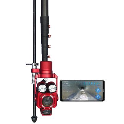 China Portable Low Power HD CCTV Manhole Pole 30 Levels Zoom Pole Inspection Camera for sale