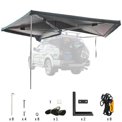 China Easy Install 270 Degree Hot Selling Car Tent 400d 2.7 Meter Away Drive Awning Fox Wing Tent for sale