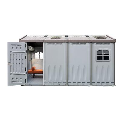 China Modern Popular Plastic Garden Lowes Design Steel Frame House Room for sale