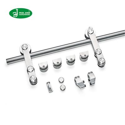 China Five Warranties Modern Stainless Steel Barn Track Shower Hanger Sliding Glass Door Rollers for sale