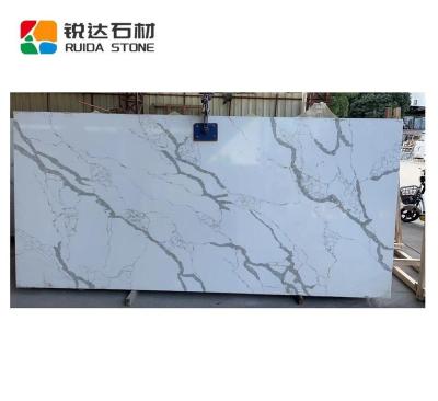 China Scratch Resistance/High Temperature Resistance RUIDA STONE Artificial Quartz Stone Slab For Kitchen Countertops for sale