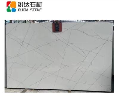 China High Temperature Resistance RUIDA STONE New Arrivals Factory Price Artificial Quartz Scratch Resistance / Fine Veins Sheet Stone Slab For Kitchen Counter Tops Desk for sale