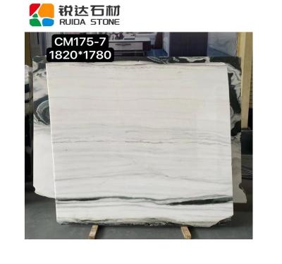 China RUIDA China Modern STONE Panda White Marble White Marble Hot Sale For Countertops Bar Top And Worktop for sale