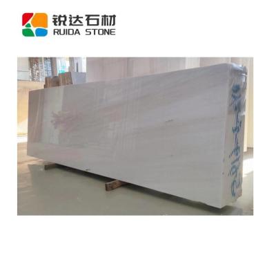 China Modern RUIDA Perlino Natural Marble Bianco Slab STONE Factory Price For Floor Tile Table Office Worktop for sale