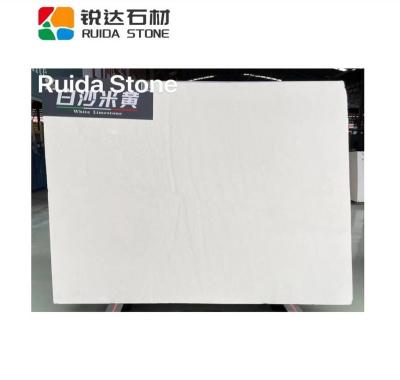 China RUIDA Factory Price Modern STONE Crema Pinta Slab Natural Marble Limestone For Floor Tiles Table Office Worktop for sale