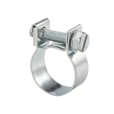 China Easy Install Factory Direct Wholesale 7-50mm Mini Galvanized Steel Hose Clamps for sale