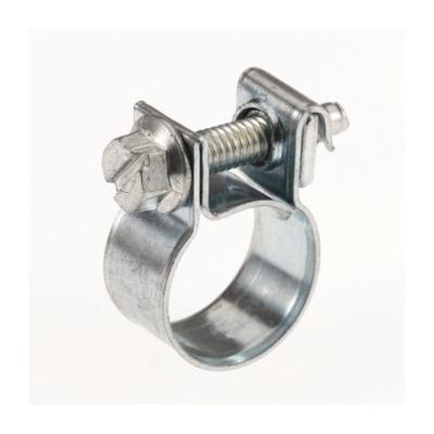 China Easy Install Popular Hot Selling Hose Pipe Clamp Stainless Steel 25mm Worm Drive Adjustable Pipe Clamp for sale