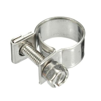 China Factory Wholesale Price Adjustable Height Galvanized Steel W1 Mini Hose Clamp Width 9mm Mini Hose Clamp for sale