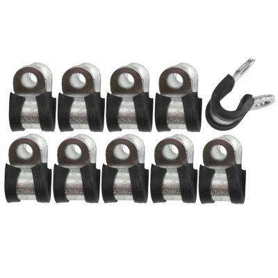 China High Temperature Resistance Guaranteed Heat Resistant Quality High Performance Unique P-Clips Rubber Coated Pipe Clamps for sale