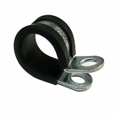 China High Temperature Resistance Low Price Guaranteed Quality P Clips Metal Rubber Coated Cable Clamps Tie Down Holders for sale