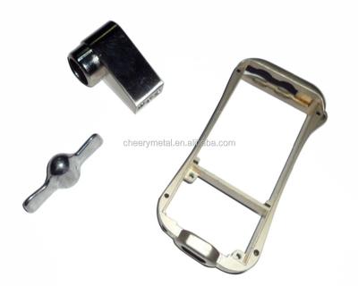 China Mobile Phone Shell Zinc Die Casting Parts For Mobile Phone Shell With Chrome Plated for sale